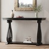 Rustic Vintage Console Table, Farmhouse Style Sofa Table With Open Shelf And Sturdy Construction, 48 Inch Long Console Table Wood-Cuddlewood - image 2 of 4