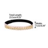 Allegra K Women's Detachable Elastic Rhinestones Heels Shoe Strap Band - 3 of 4