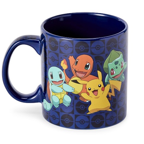 JUST FUNKY Pokemon XY Group Starters Coffee Mug - 20-Ounces Blue