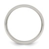 Black Bow Jewelry Men's 10mm Sterling Silver Half Round Standard Fit Band - 2 of 4