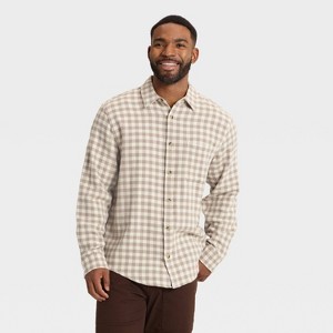 Men's Vintage Light Weight Long Sleeve Shirt - Goodfellow & Co™ - 1 of 3
