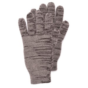 MUK LUKS Women's Faux Fur Flip Mittens - 1 of 2