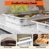 6 Pack Full Size Hotel Pan, [NSF Certified][with Handle] 6 Inch Commercial Stainless Steel Deep Anti-Jamming Steam Table Pan Stainless Steel Catering - 4 of 4