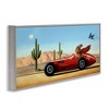 Stupell Industries Race Car Bunny Driving Desert Canyon, 24" x 10" - 3 of 4