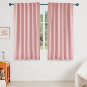Deconovo 52" Back Tab Thermal Blackout Curtains (2 Panels) - 1 of 4
