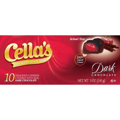 Cella's Holiday Dark Chocolate Cherries - 5oz