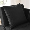 Sapphtopaz Convertible Sleeper Sofa with Adjustable Backrest Upholstered Pullout Sofa Bed with Wheels Recliner Couches for Living Room,Bedroom - 4 of 4