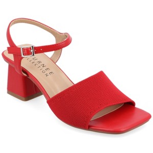Journee Women's Medium and Wide Width Evylinn Dress Sandals - 1 of 4