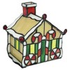 Design Toscano Christmas Gingerbread House Stained Glass Lamp Illuminated Sculpture - image 2 of 2