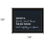 HomeRoots Grateful For Everything Black Framed Print Wall Art - 3 of 3