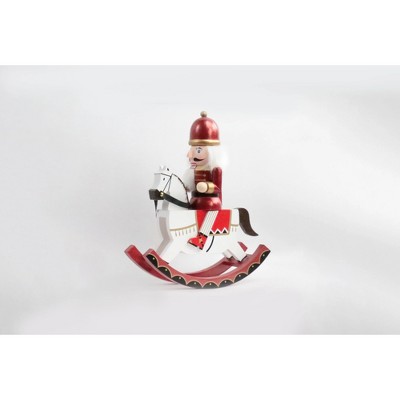 Wizardi Wooden Crimson Rider Nutcracker F07M6-15A : Target