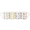 Gibson Home Butterfly Wings 4 Piece 18 Ounce Stoneware Mug Set - 2 of 4