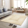 Racxily Area Rug, Braided Jute Rug for Living Room, Bedroom, Playroom, Off-White - 2 of 4