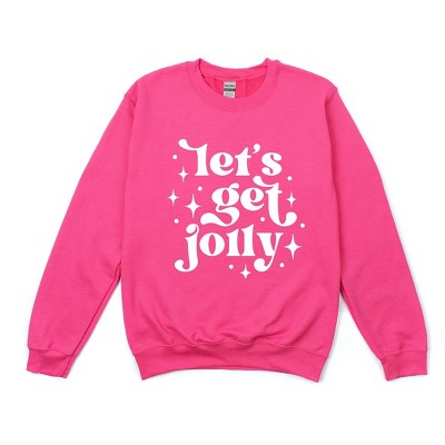 Simply Sage Market Women's Graphic Sweatshirt Whimsical Let's Get Jolly
