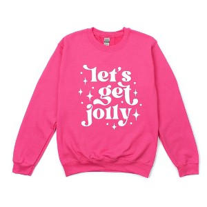 Simply Sage Market Women's Graphic Sweatshirt Whimsical Let's Get Jolly - 1 of 4