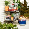 Behrens 9 Gal Galvanized Steel Utility Basket w/Wire Handle & Rim - 3 of 4