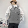 15.6 Inch Laptop Backpack for Women and Men, Stylish Water Resistant Daypack with USB Charging Port, Travel College Work Computer Bag - 3 of 4