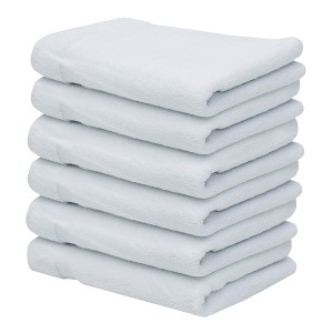 Splash Ultra-Soft Zero Twist 100% Ring Spun Cotton Reversible Hand Towel Set – Breathable, Lightweight, Highly Absorbent for a Stylish Bathroom Towels - 1 of 4