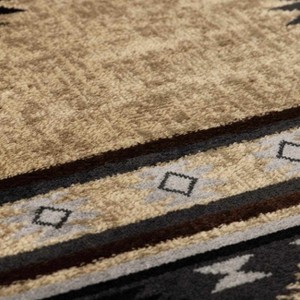 Hauteloom Buckhaven Brown Aztec Carpet - 1 of 4