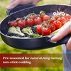 Alva Nori Enameled Cast Iron Griddle Pan 11" Non Toxic Grooved Ridges Seasoned Round Grill Pan Compatible w/ All Stovetops Oven Safe & Induction Safe - 3 of 4