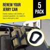 Mission Automotive Jerry Can Gaskets - 5 Pack Gas Can Spout Replacement for 20 Liter NATO Jerry Can Spout - Sturdy Rubber Material - 2 of 4