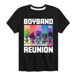 Boys' - Trolls - Boyband Reunion Branch and Brothers Short Sleeve Graphic T-Shirt - 1 of 4
