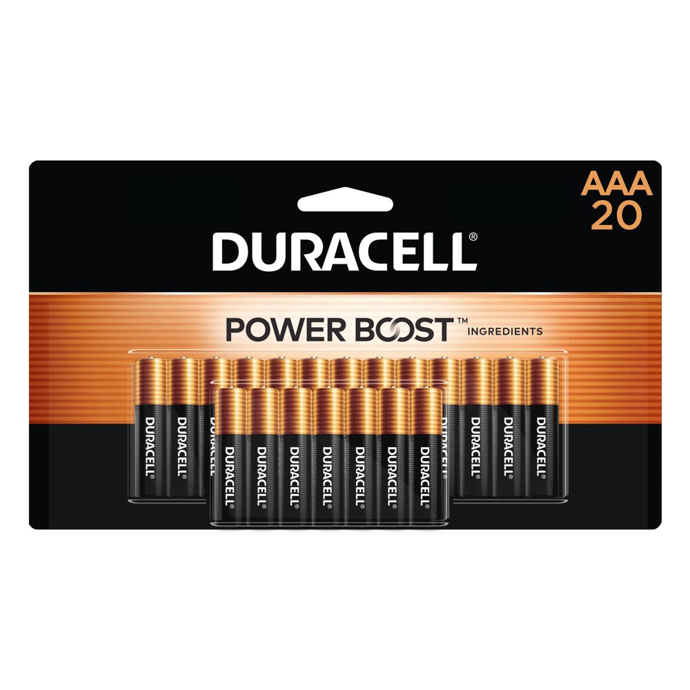 Photos - Battery Duracell Coppertop AAA  - 20pk Alkaline Battery 