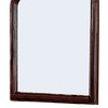 Royal Hampton 37 Inches Wooden Mirror with Curved Edges, Brown - 3 of 4