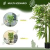Wooakway 55"H Artificial Bamboo Tree Artificial Topiary Artificial Plant with Pot for Indoor/Outdoor D¨¦cor - 4 of 4