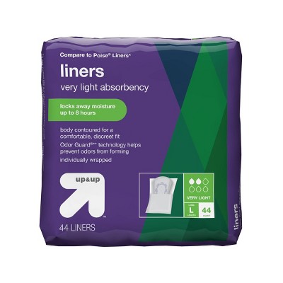 Panty Liners - Very Light Absorbency - Long - 44ct - up & up™