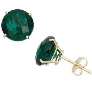 Designs By Gioelli 10K Gold Gemstone Stud Earrings - 1 of 2