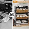 COZONY Shoe Cabinet with 2 Flip Drawers, Narrow Freestanding Shoe Rack Organizer with Metal Legs, Hidden Rack Cabinet for Entryway - 4 of 4