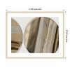 Amanti Art Rhythmic Circles III Neutral Version by Cartissi Wood Framed Wall Art Print - 4 of 4