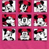 Girls' - Disney - Minnie Mouse Face Grid Fitted Short Sleeve Graphic T-Shirt - 2 of 4