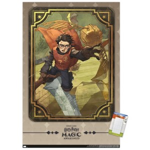 Trends International Harry Potter: Magic Awakened - Harry Quidditch Unframed Wall Poster Prints - 1 of 4