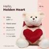 Bearington Holden Heart The Valentine's Day Plush, 16 Inch Teddy Bear Stuffed Animal - 2 of 4