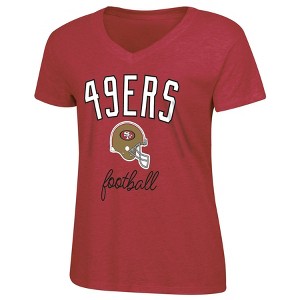 NFL San Francisco 49ers Women's V-Neck T-Shirt : Target
