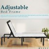 Continental Sleep, 15" Adjustable Bed Frame with Decorative Fabrics, Protective Foot Retainer Bar, 12" Patented Screw-In Durable Legs - 3 of 4