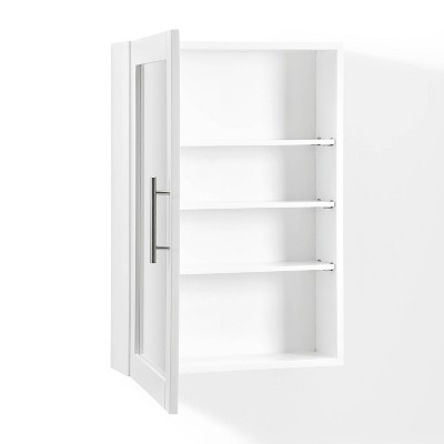 Savannah White Flush Mount Mirrored Bathroom Wall Cabinet