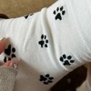 Anna-Kaci Women's 3-Pack Crew Socks with Allover Paw Print Pattern Soft Stretch Casual Sock Set - 3 of 4