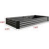 Kumasinova Raised Garden Bed Outdoor,Metal Raised Planter Beds for Plants, Vegetables,Flower Herb,Rectangle Galvanized Raised Garden Bed - 3 of 4