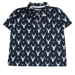 RuggedButts Boys Knit Short Sleeve Performance Polo - Little Lodge, 7 - 1 of 2