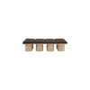 Meridian Furniture,Pavilion Boucle Fabric Bench - 2 of 4