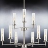 Urban Ambiance Luxury New Traditional Chandelier 34.25''H x 28''W,  Brushed Nickel Finish,  Griffith Collection, UHP3980 - 4 of 4