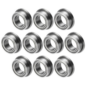 Unique Bargains Chrome Steel Multipurpose Use Flanged Ball Bearing 10 3/16" x 5/16" x 1/8" - 1 of 4