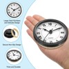 Unique Bargains Quartz Miniature Silent Elegant Clock Insert for Bedroom, Living Room - 3 of 4