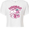 Women's - Instant Message - Strawberry Milk Cropped Graphic T-Shirt - 2 of 4