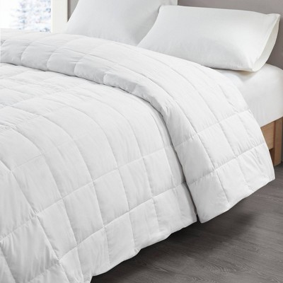Twin Lightweight White Down Cotton Comforter