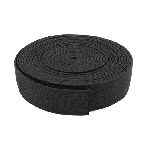 Unique Bargains Polyester Tailoring Sewing Waistband Handicraft Elastic  Band 6 Yards Black
