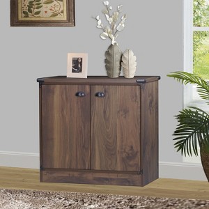 Saint Birch Vince 2-Door Storage Cabinet, Walnut - 1 of 3